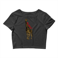 Alex G God Save The Animals Giraffe183 Crop Top | Artistshot