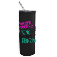 Todays Forecast Cruising With A Chance Of Drinking Relaxed Fit Skinny Tumbler | Artistshot