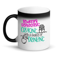 Todays Forecast Cruising With A Chance Of Drinking Relaxed Fit Magic Mug | Artistshot