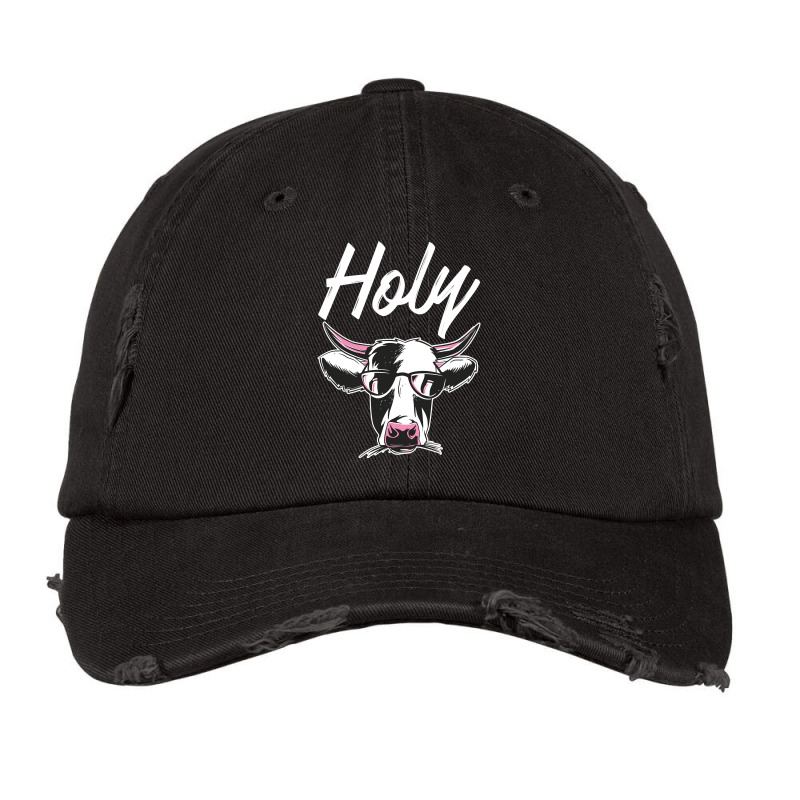 Holy Funny Cow Sweatshirt Vintage Cap | Artistshot