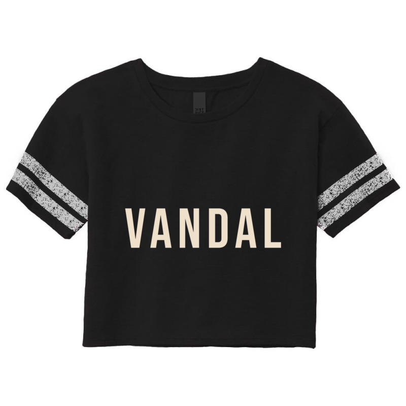 Vandal Type Pullover Hoodie Scorecard Crop Tee by cm-arts | Artistshot