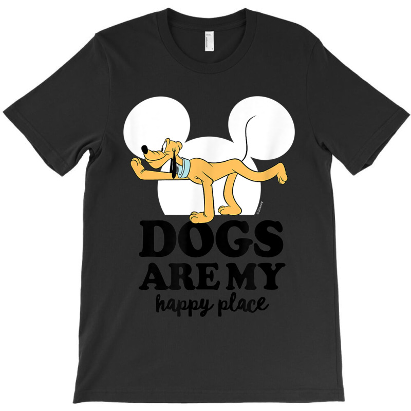 Funny Pluto Dogs Are My Happy Place T-shirt | Artistshot