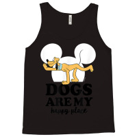 Funny Pluto Dogs Are My Happy Place Tank Top | Artistshot