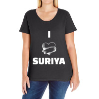 I Love Suriya Ladies Curvy T-shirt | Artistshot