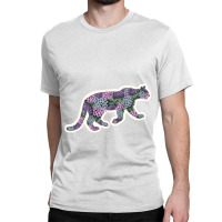 Floral Hydrangea Cougar Classic T-shirt | Artistshot