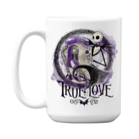 Funny Nightmare Before Christmas Valentines Jack True Love 15 Oz Coffee Mug | Artistshot