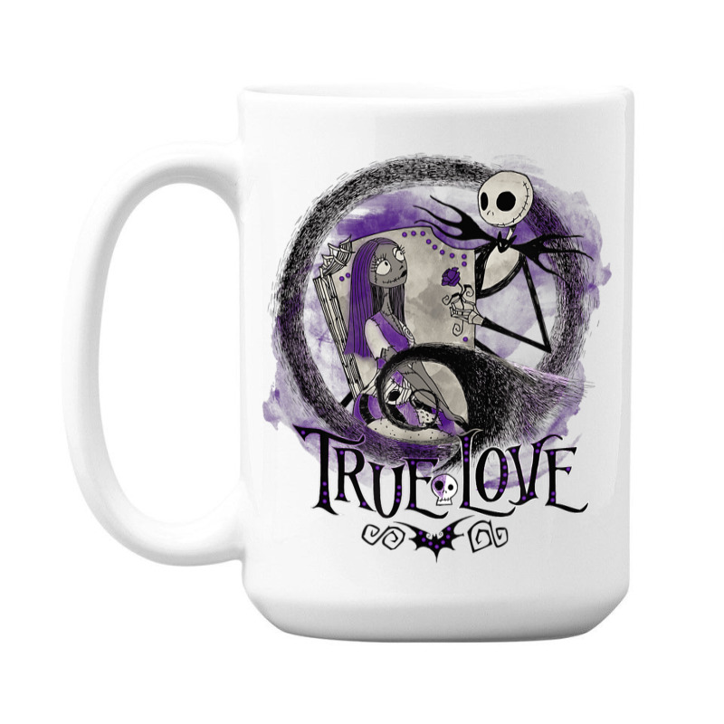 Funny Nightmare Before Christmas Valentines Jack True Love 15 Oz Coffee Mug | Artistshot