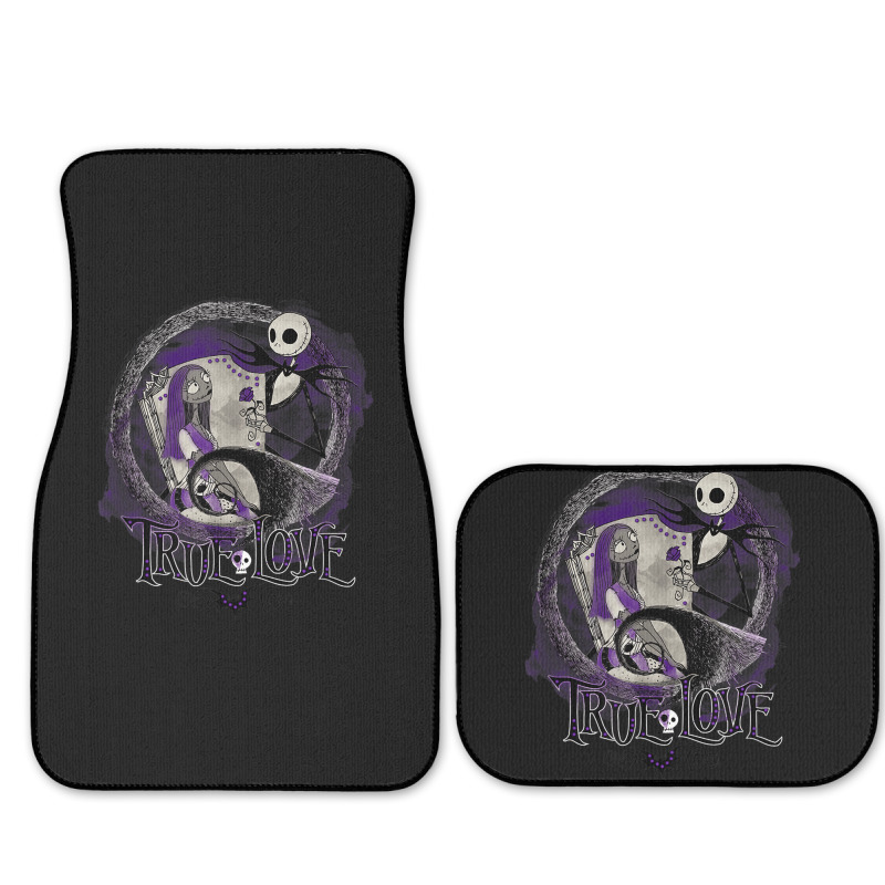 Funny Nightmare Before Christmas Valentines Jack True Love Full Set Car Mats | Artistshot