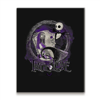 Funny Nightmare Before Christmas Valentines Jack True Love Metal Print Vertical | Artistshot