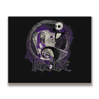 Funny Nightmare Before Christmas Valentines Jack True Love Metal Print Horizontal | Artistshot