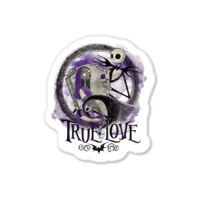 Funny Nightmare Before Christmas Valentines Jack True Love Sticker | Artistshot