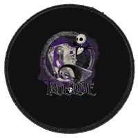 Funny Nightmare Before Christmas Valentines Jack True Love Round Patch | Artistshot