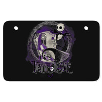 Funny Nightmare Before Christmas Valentines Jack True Love Atv License Plate | Artistshot