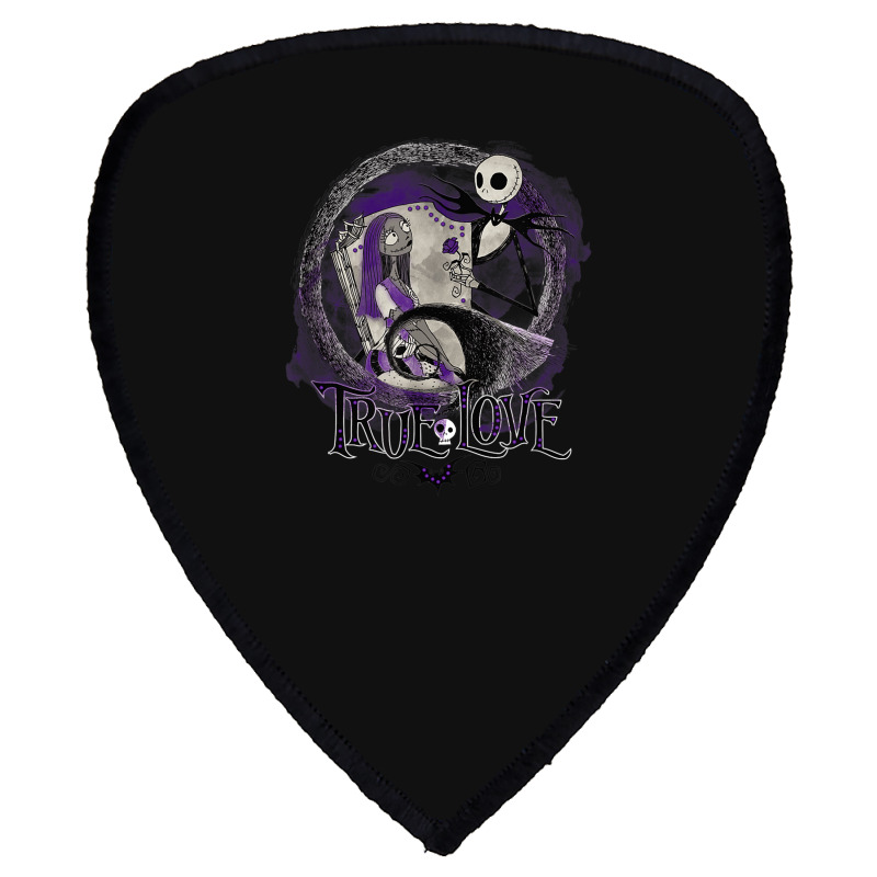 Funny Nightmare Before Christmas Valentines Jack True Love Shield S Patch | Artistshot