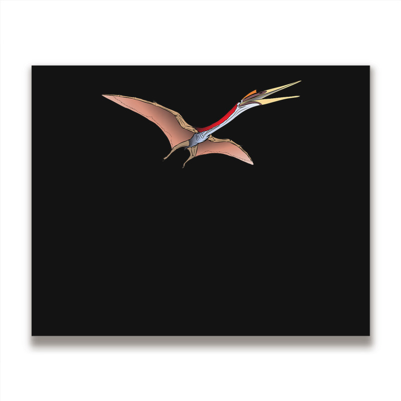 Quetzalcoatlus Pterosaur Dinosaur Classic Premium Metal Print Horizontal | Artistshot