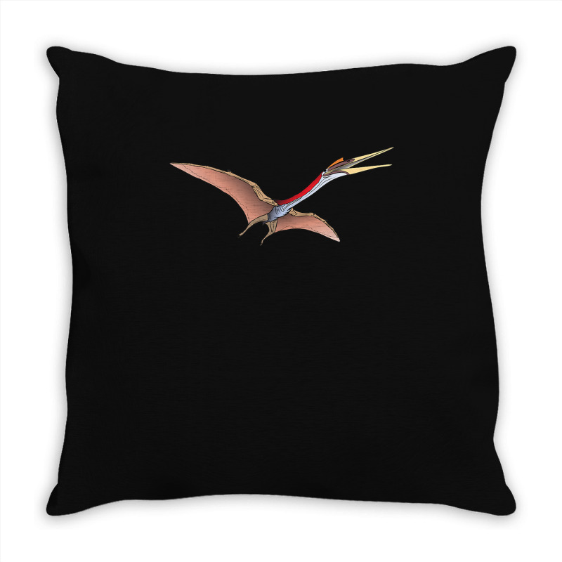 Quetzalcoatlus Pterosaur Dinosaur Classic Premium Throw Pillow | Artistshot