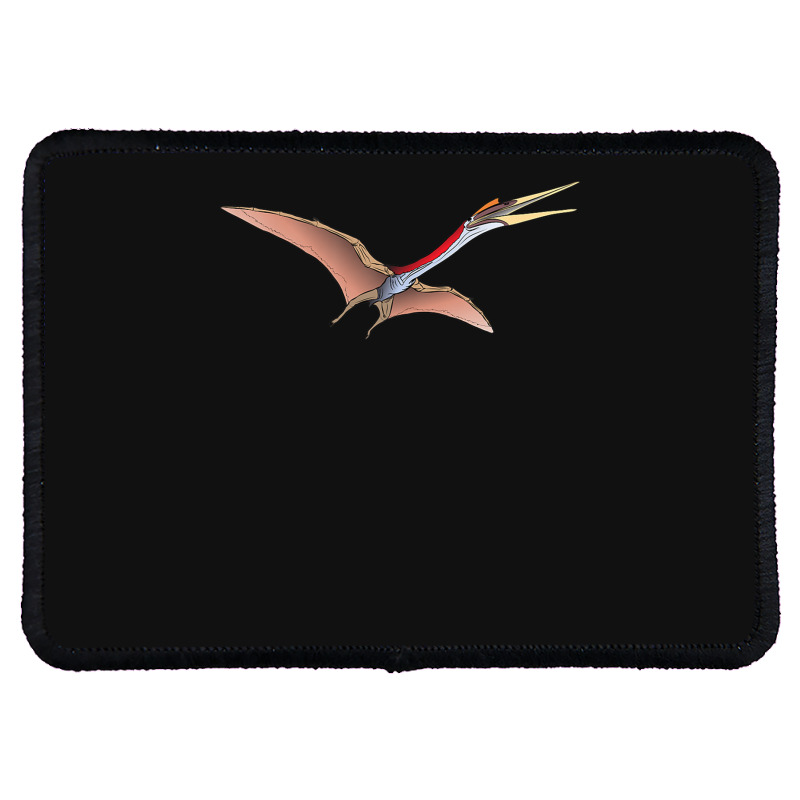 Quetzalcoatlus Pterosaur Dinosaur Classic Premium Rectangle Patch | Artistshot