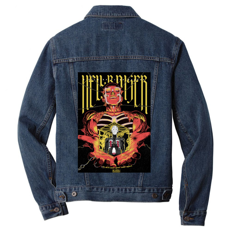 Hellraiser  18 Men Denim Jacket by cm-arts | Artistshot