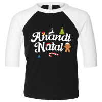 Gujarati Christmas Anandi Natal T Shirt Toddler 3/4 Sleeve Tee | Artistshot