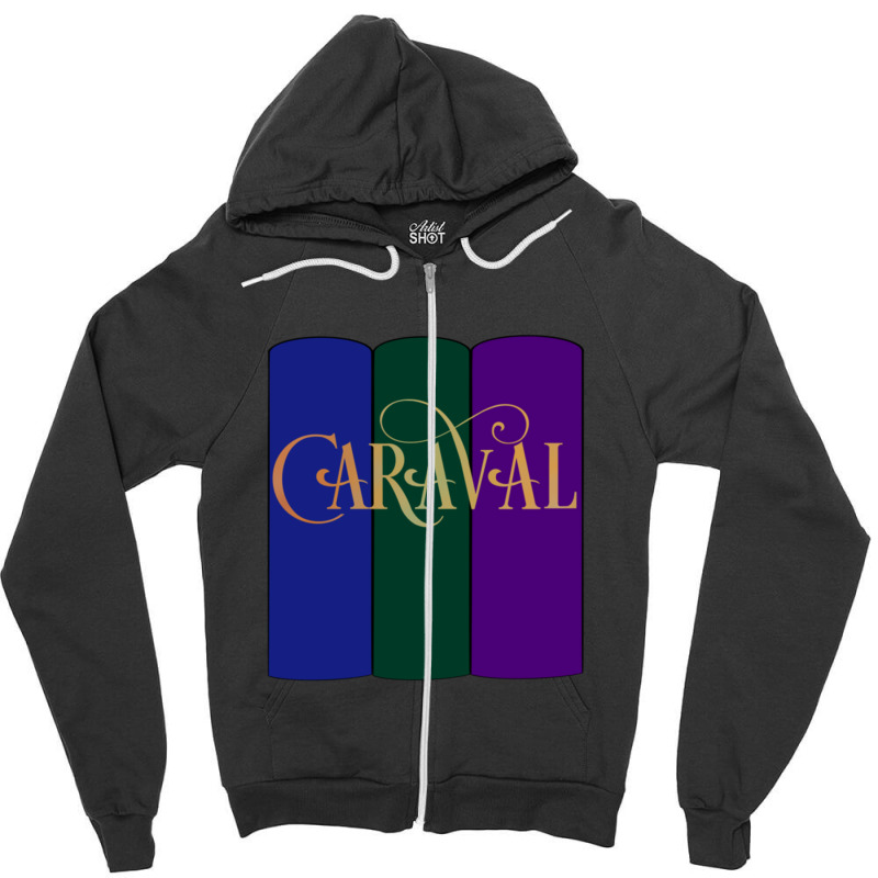 Caraval Bookstack Zipper Hoodie by cm-arts | Artistshot