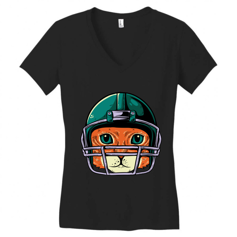 Player Cat Women's V-Neck T-Shirt by cm-arts | Artistshot