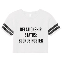 Blonde Roster Relationship Status Poly Dating Single Funny Long Sleeve Scorecard Crop Tee | Artistshot