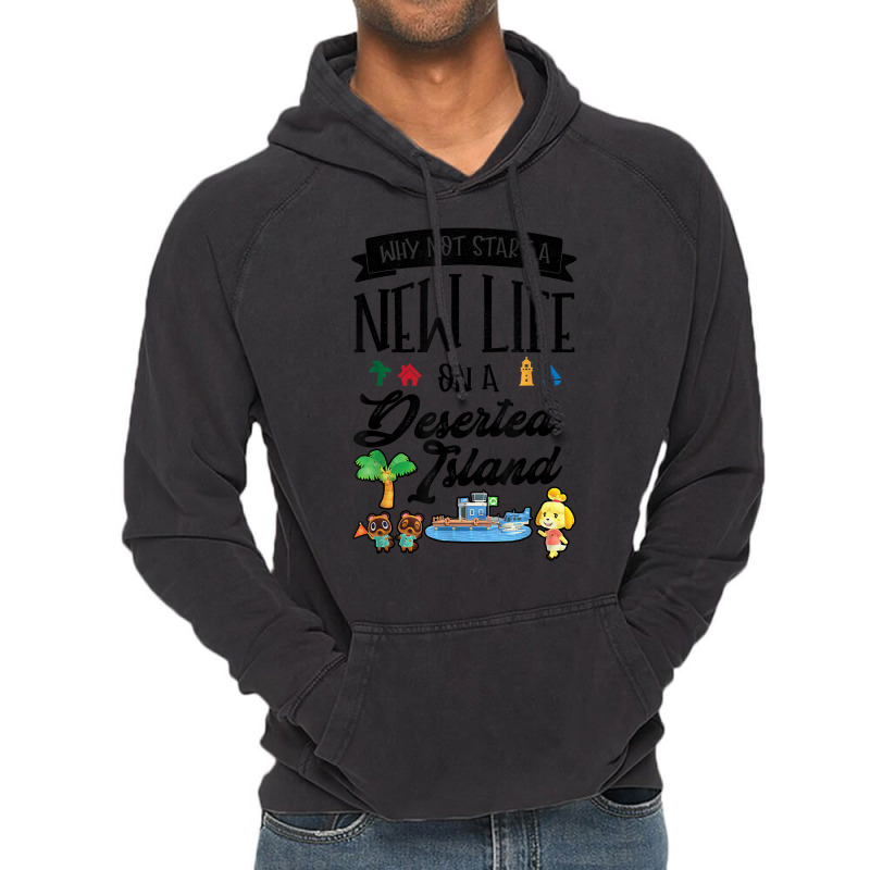 Animal Crossing New Horizons Why Not Starts A New Life Vintage Hoodie | Artistshot