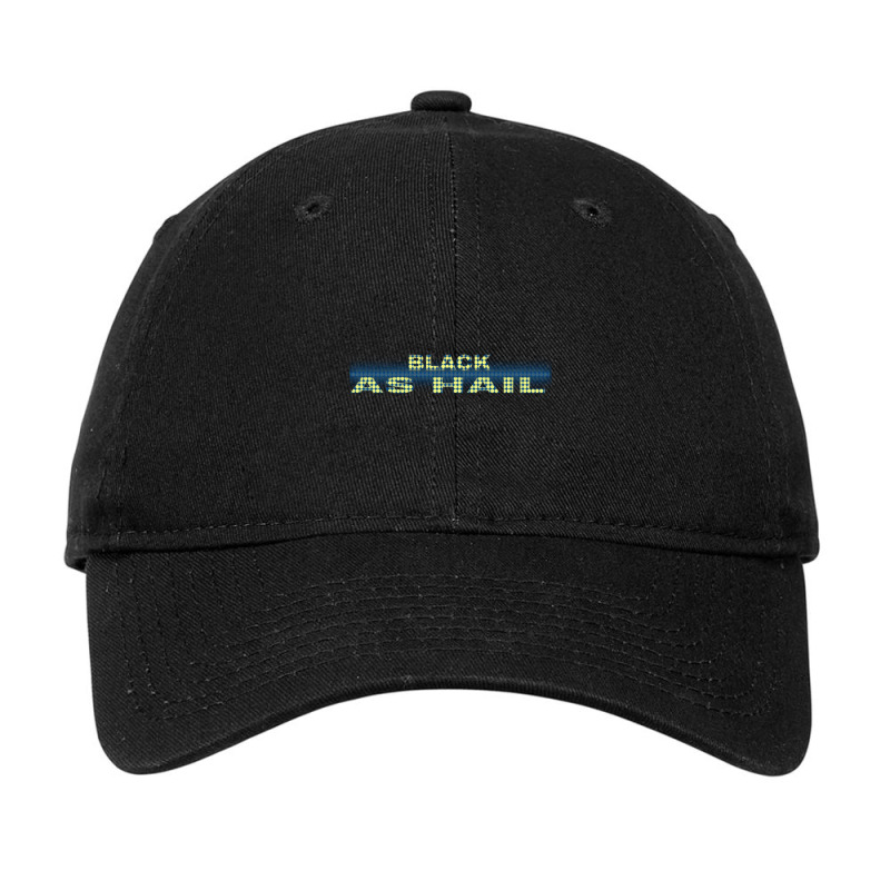 Black As Hail  (4) Adjustable Cap by cm-arts | Artistshot