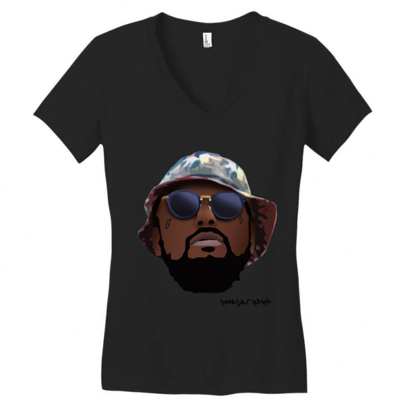 Schoolboy Q  Rshh Cartoon Women's V-Neck T-Shirt by cm-arts | Artistshot