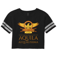 Ancient Rome   Latin Language   The Eagle Is The Most Equal Tank Top Scorecard Crop Tee | Artistshot