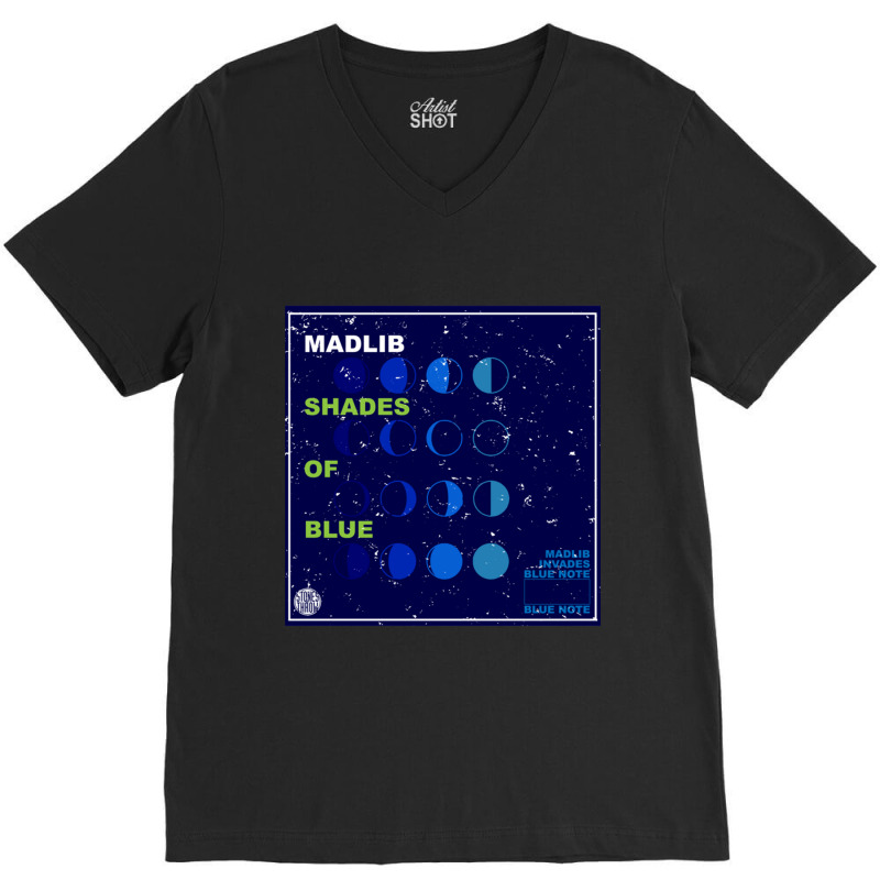 Shades Of Blue  Madlib V-Neck Tee by cm-arts | Artistshot