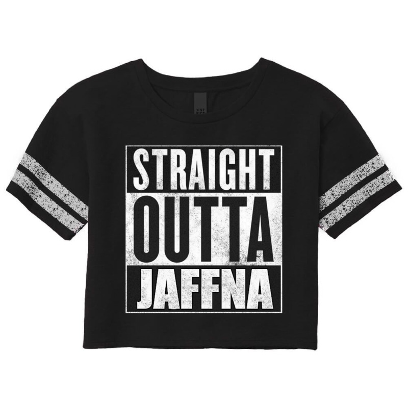 Straight Outta Jaffna Scorecard Crop Tee by cm-arts | Artistshot