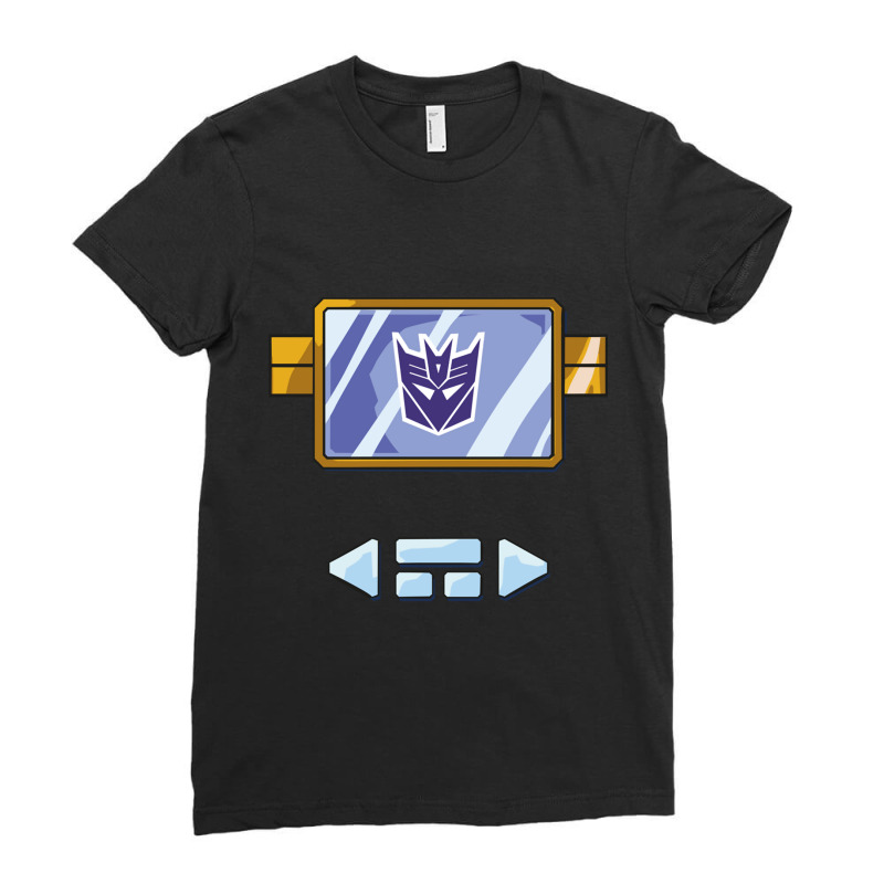 Soundwave Chest Ladies Fitted T-Shirt by cm-arts | Artistshot