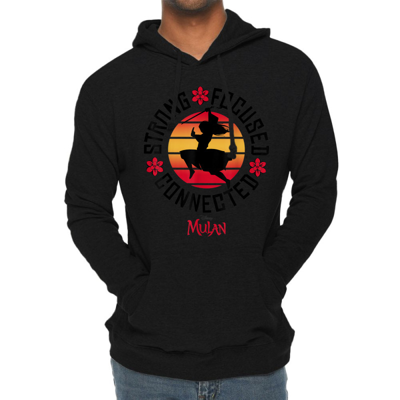 Funny Mulan Live Action Strong Focused Connected Silhouette Lightweight Hoodie | Artistshot