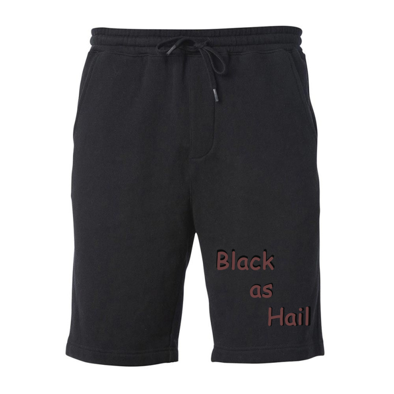 Black As Hail  (15) Fleece Short by cm-arts | Artistshot