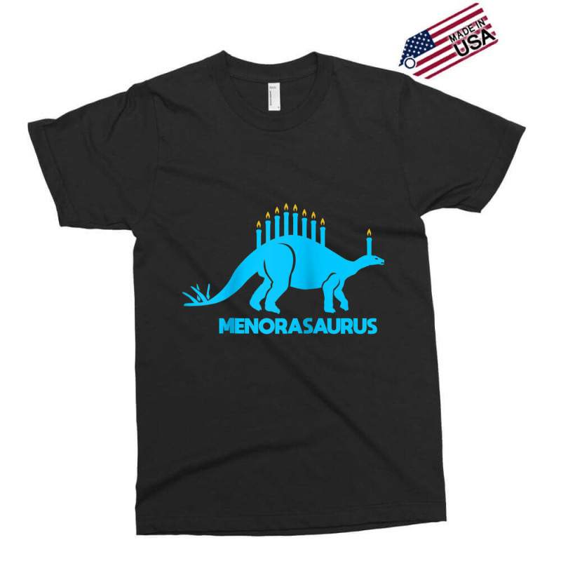 Funny Hanukkah Shirt Dinosaur Stegosaurus Dino Menorah Raglan Baseball Exclusive T-shirt | Artistshot