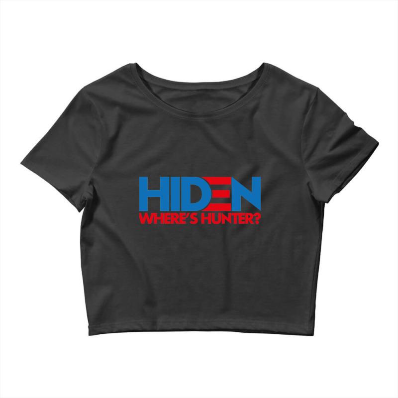 Hiden Wheres Hunter Crop Top by cm-arts | Artistshot