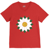 Awesome Flower V-neck Tee | Artistshot