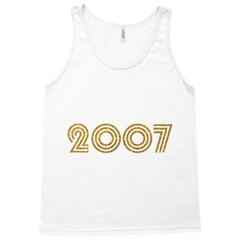 2007   Birth Year Milestone Birthday Retro Funk Disco Premium T Shirt Tank Top by cm-arts | Artistshot