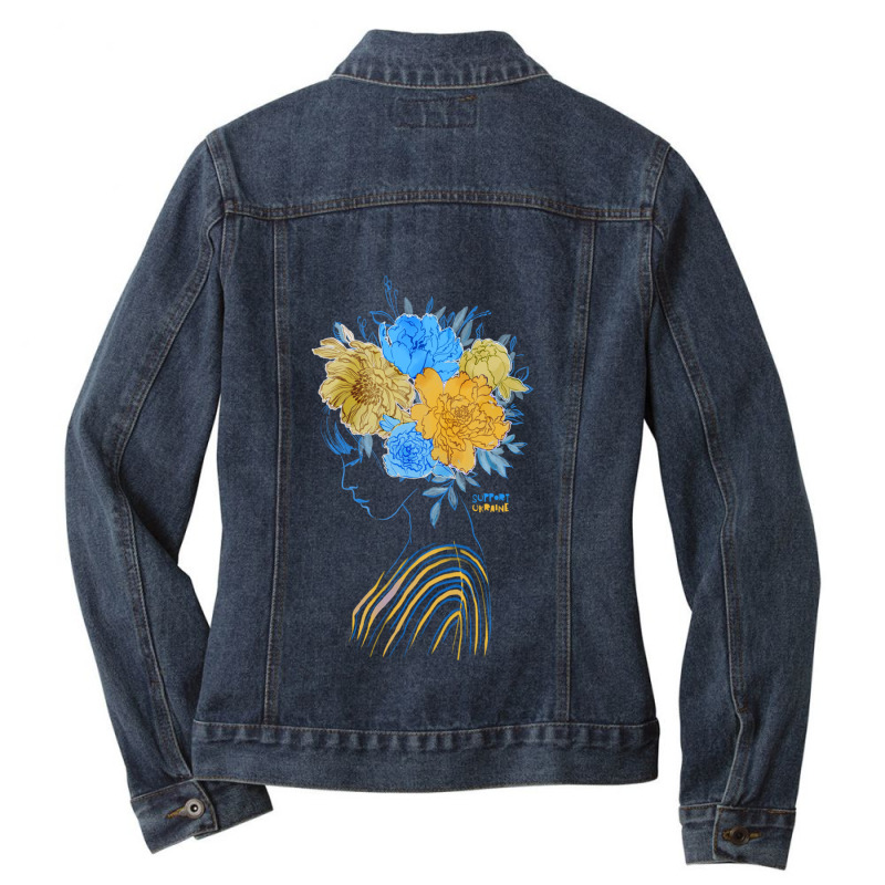 Infinite Future Ladies Denim Jacket by cm-arts | Artistshot