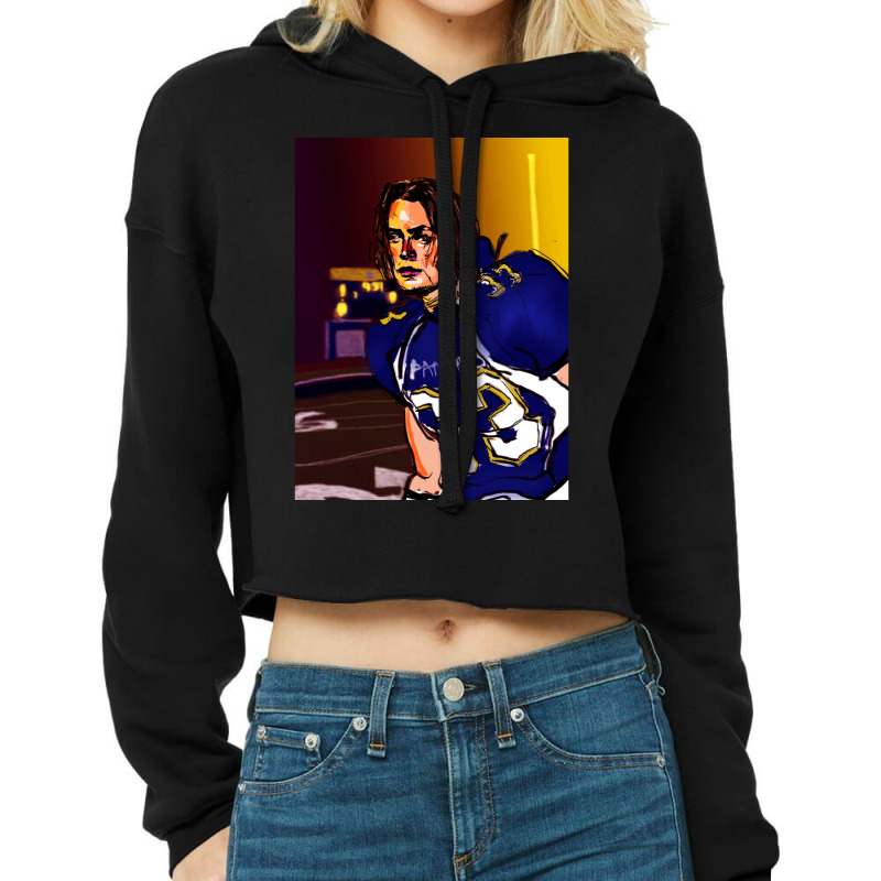 Tim Riggins Cropped Hoodie by cm-arts | Artistshot