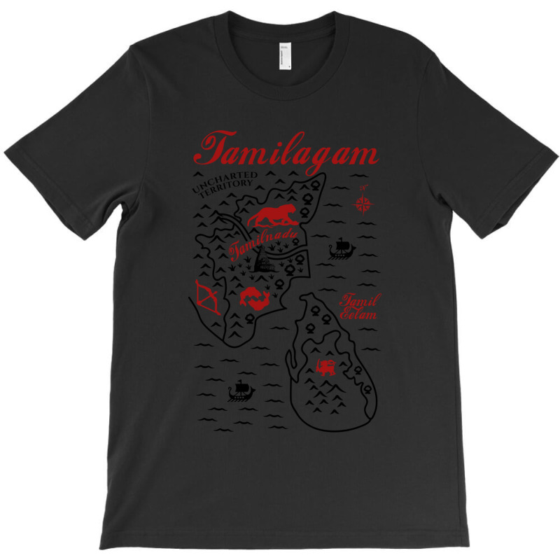 Tamilagam Map T-Shirt by cm-arts | Artistshot