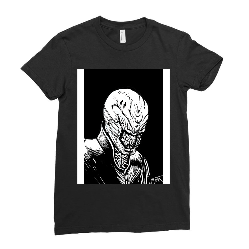 Hellraiser Cenobite Chatterer Graphic Ladies Fitted T-Shirt by cm-arts | Artistshot