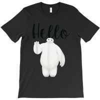 Funny Big Hero 6 Baymax Hello Wave Graphic T-shirt | Artistshot