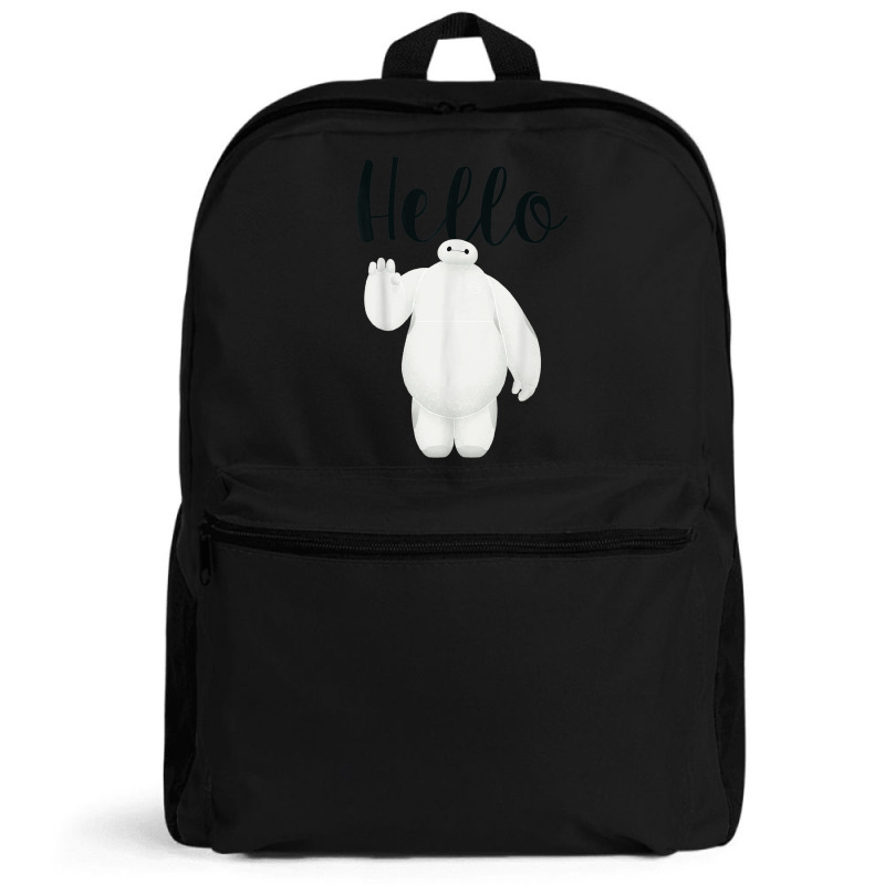 Funny Big Hero 6 Baymax Hello Wave Graphic Backpack | Artistshot