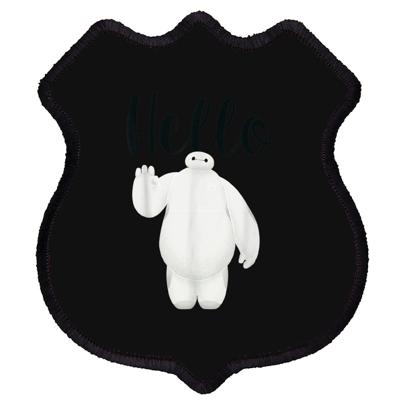 Funny Big Hero 6 Baymax Hello Wave Graphic Shield Patch | Artistshot