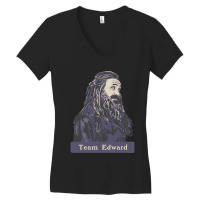 Team Edward Teach (blackbeard) Women's V-neck T-shirt | Artistshot