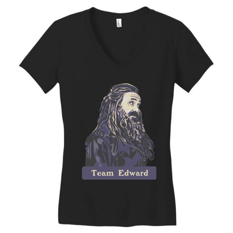 Team Edward Teach (blackbeard) Women's V-Neck T-Shirt by TERESACHAPMAN | Artistshot