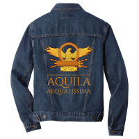 Ancient Rome   Latin Language   The Eagle Is The Most Equal Premium T Men Denim Jacket | Artistshot