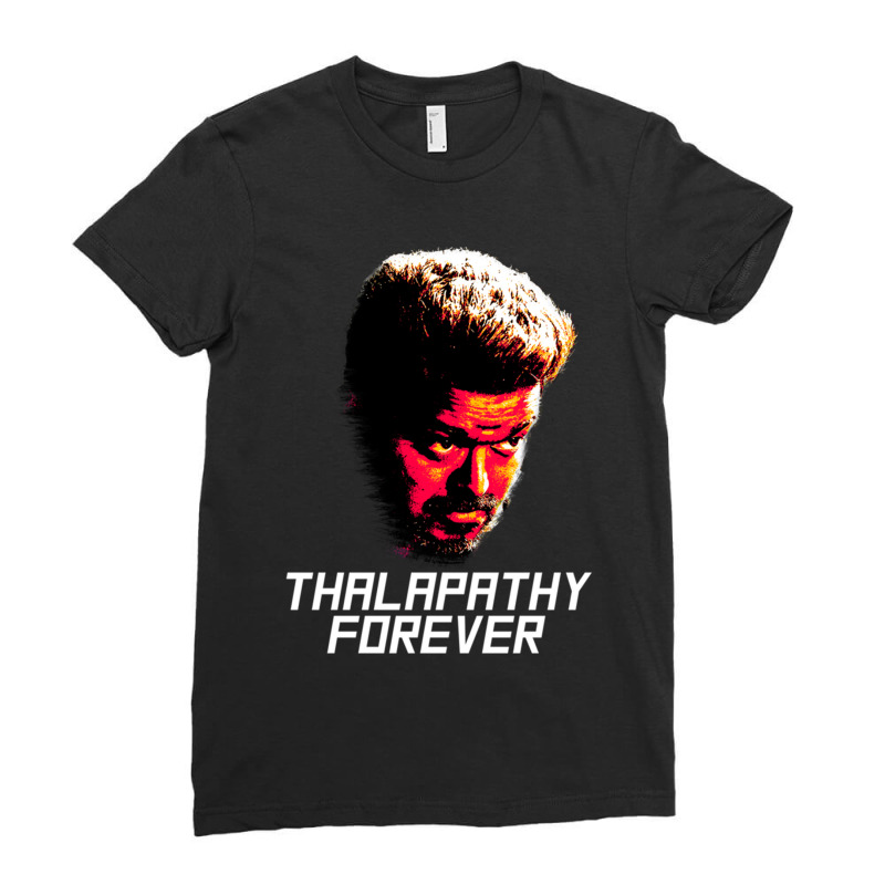 Thalapathy Forever Ladies Fitted T-Shirt by cm-arts | Artistshot